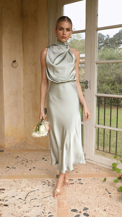 Roséline™ Elegant Summer Dress – Sleeveless Chic Edition